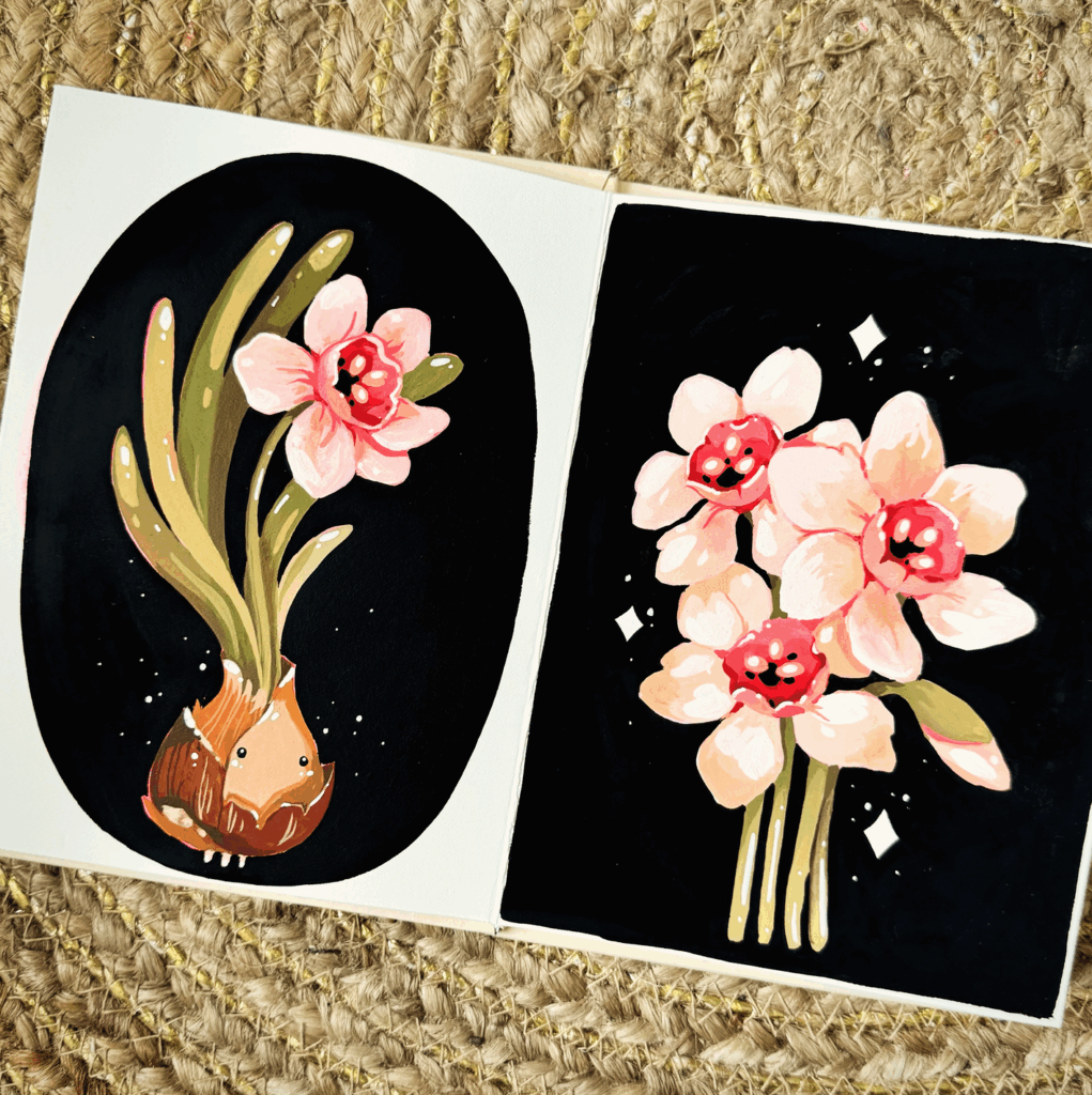 Jonquilles illustrées par La Petite Ruse